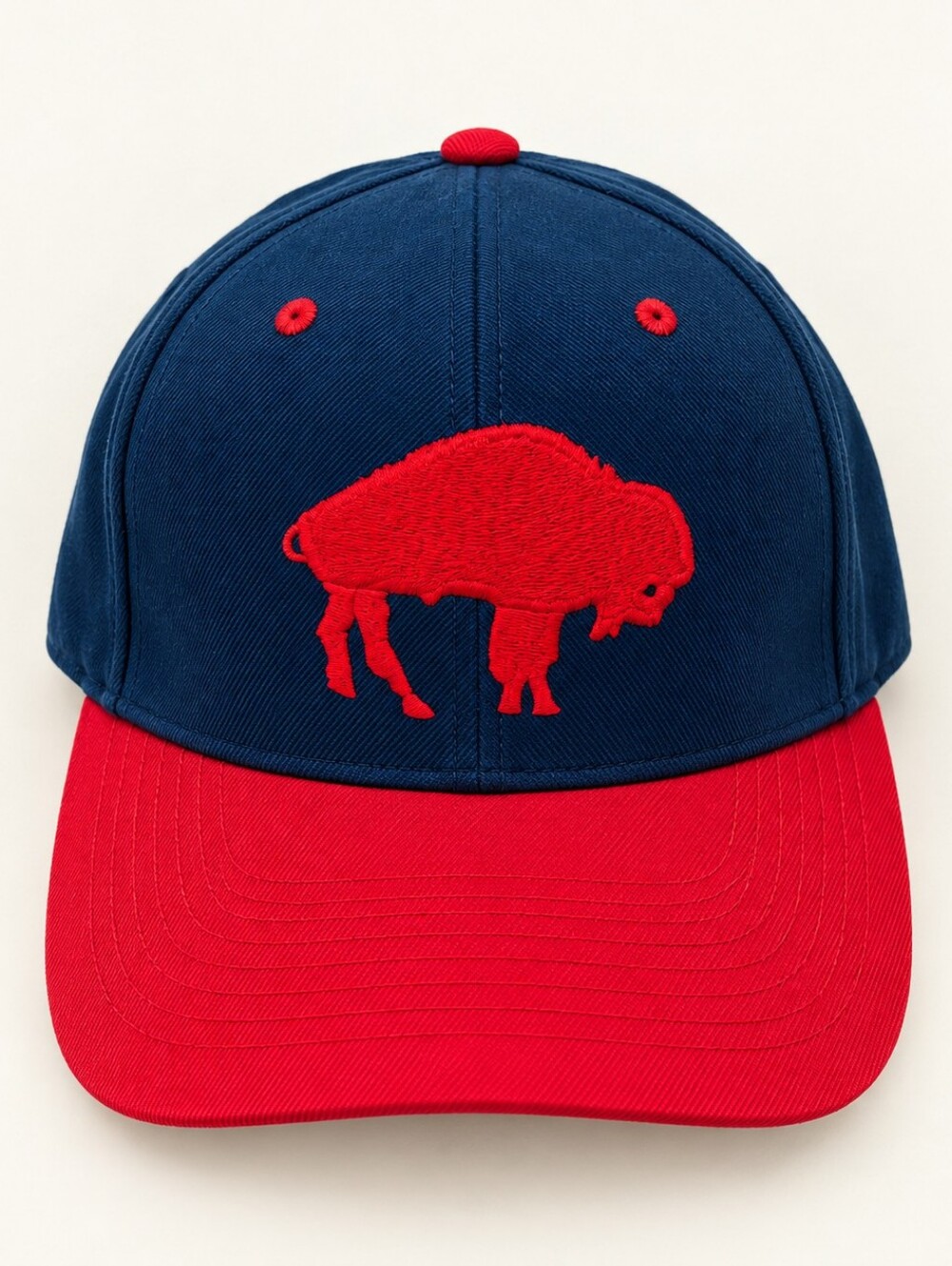Navy and Red Buffalo Bills Baseball Cap